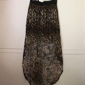 Leopard skirt